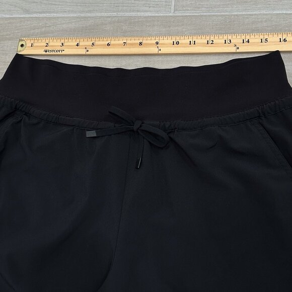Athleta Attitude Featherweight Stretch High Rise Crop Pant in Black Size 12 - Picture 12 of 16